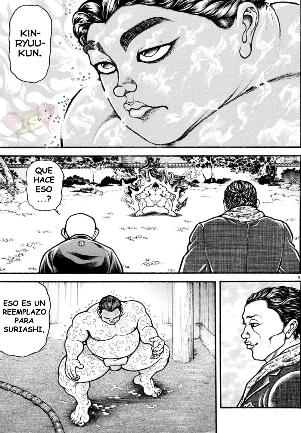Baki Dou capítulo 46, página 9