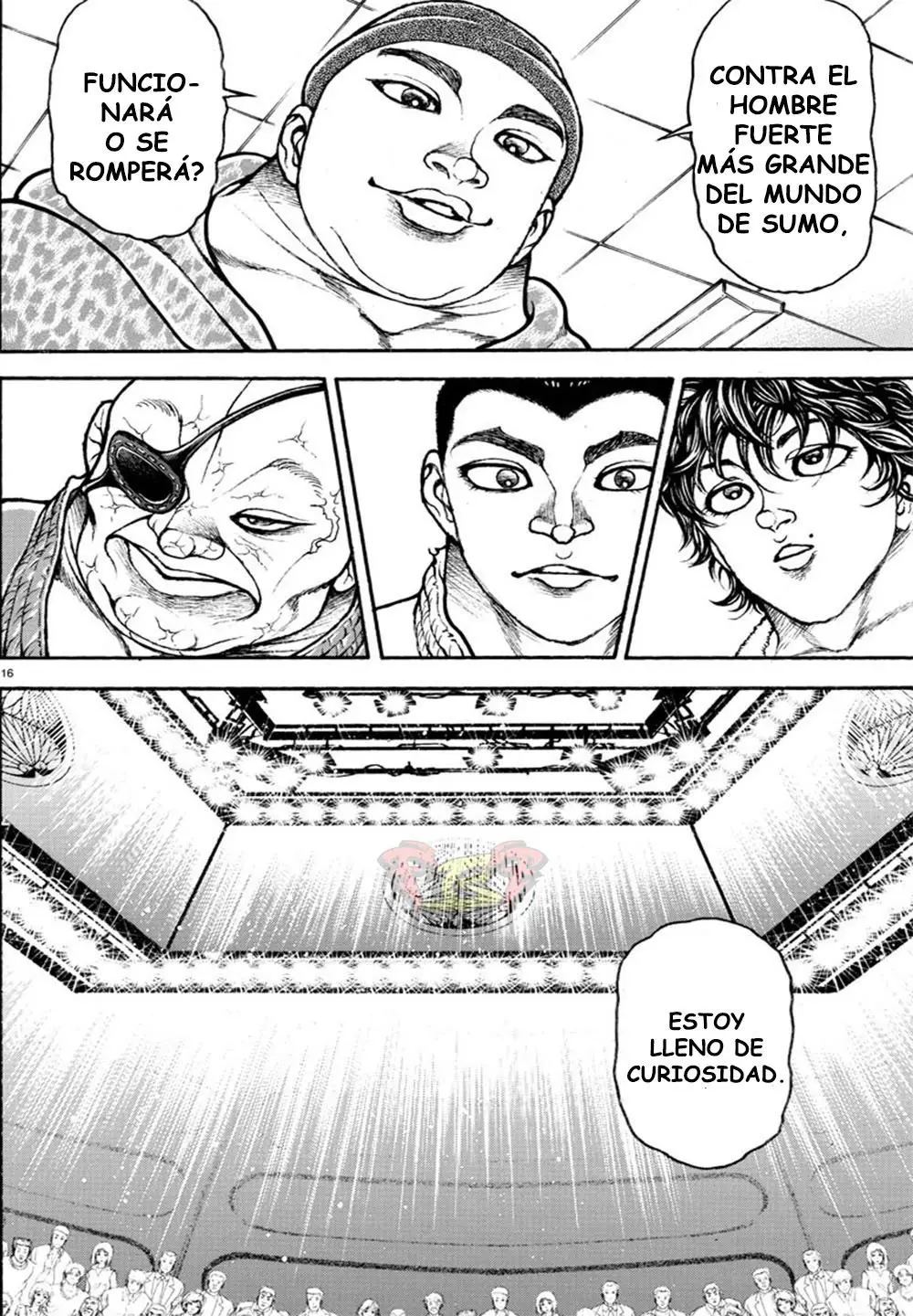 Baki Dou capítulo 48, página 14