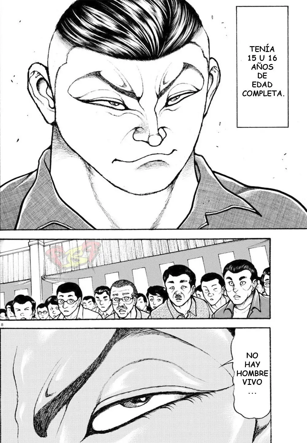 Baki Dou capítulo 49, página 8