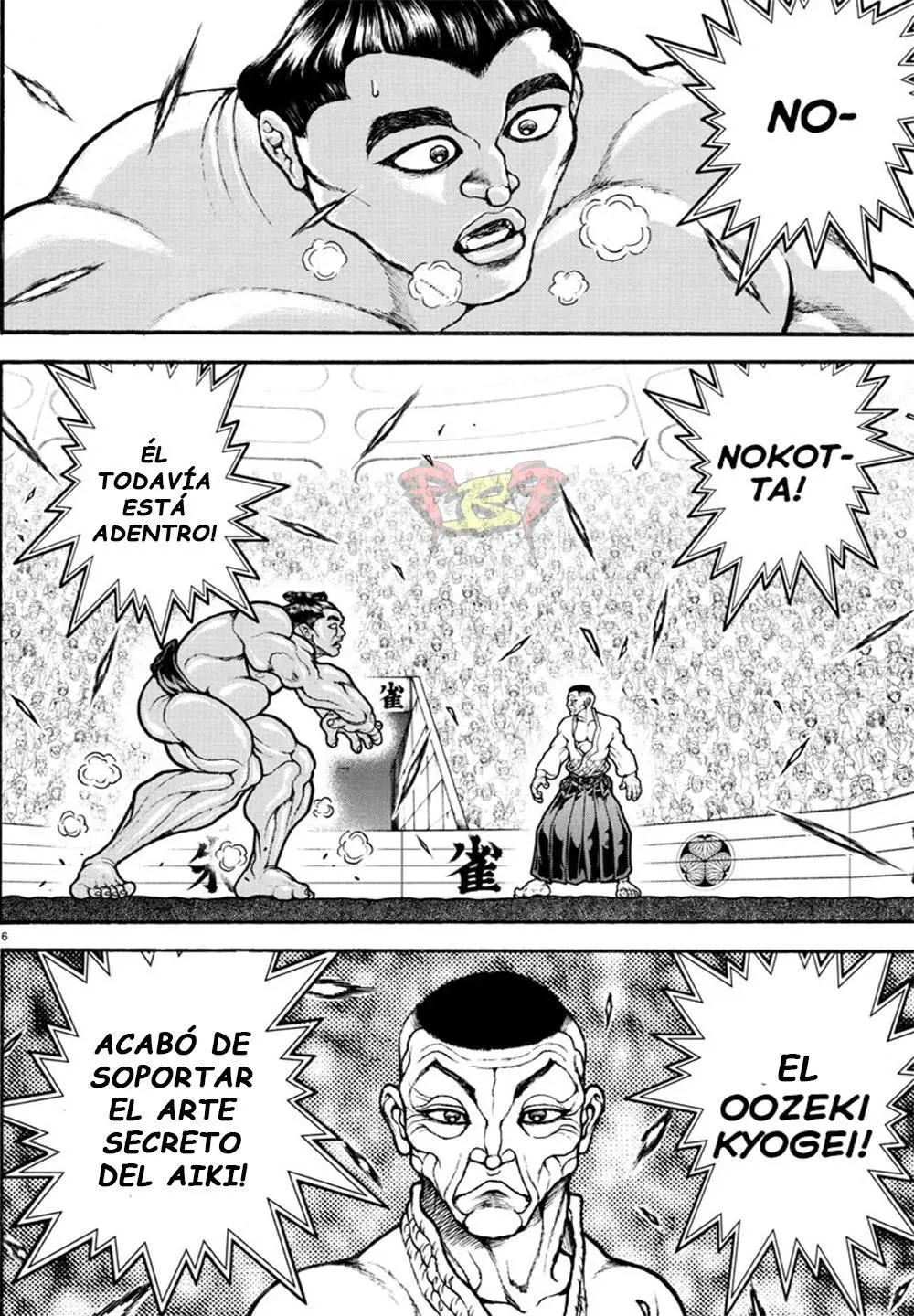Baki Dou capítulo 52, página 6