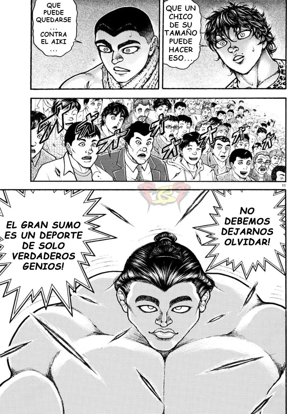 Baki Dou capítulo 52, página 11