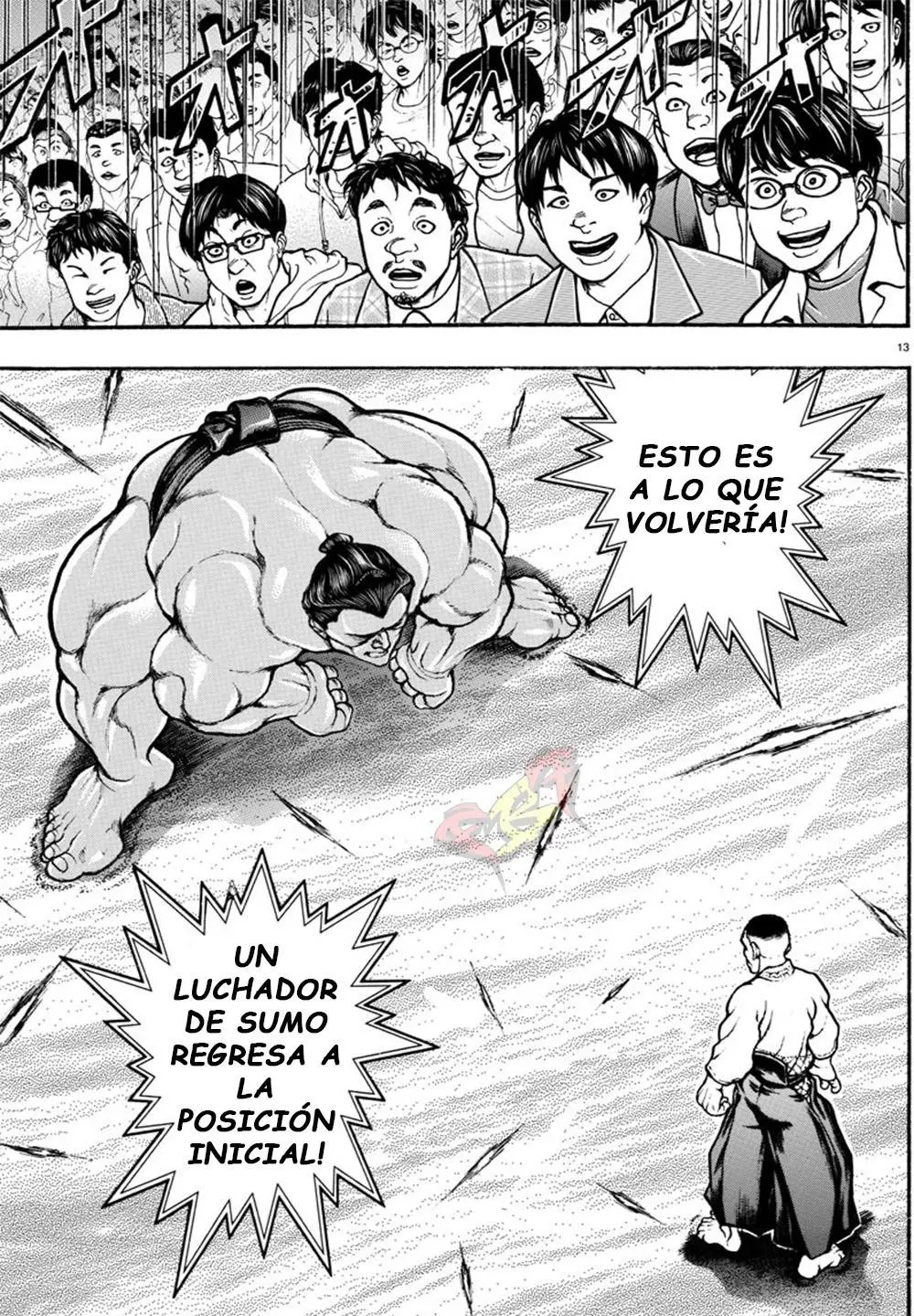 Baki Dou capítulo 52, página 13