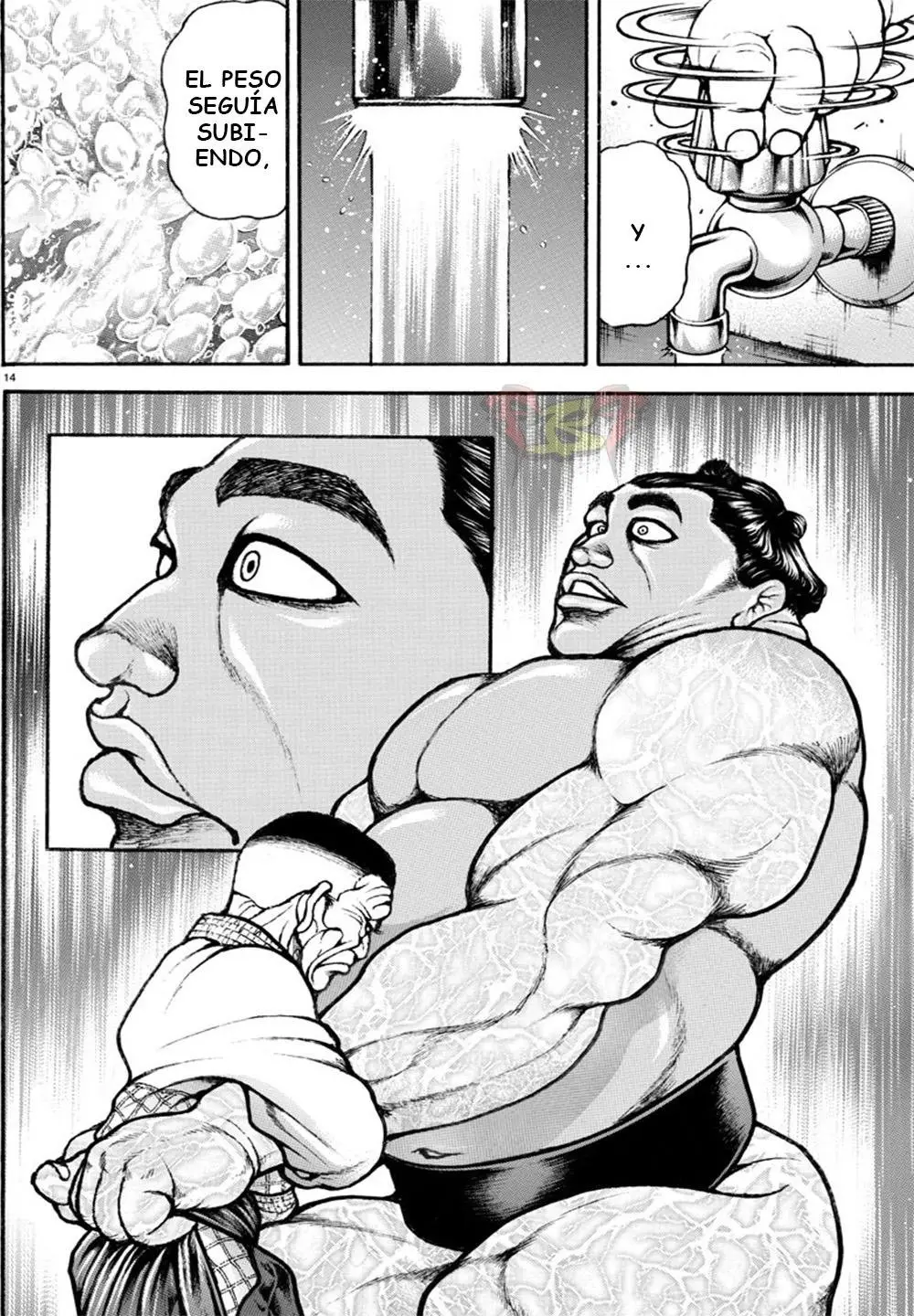 Baki Dou capítulo 54, página 14
