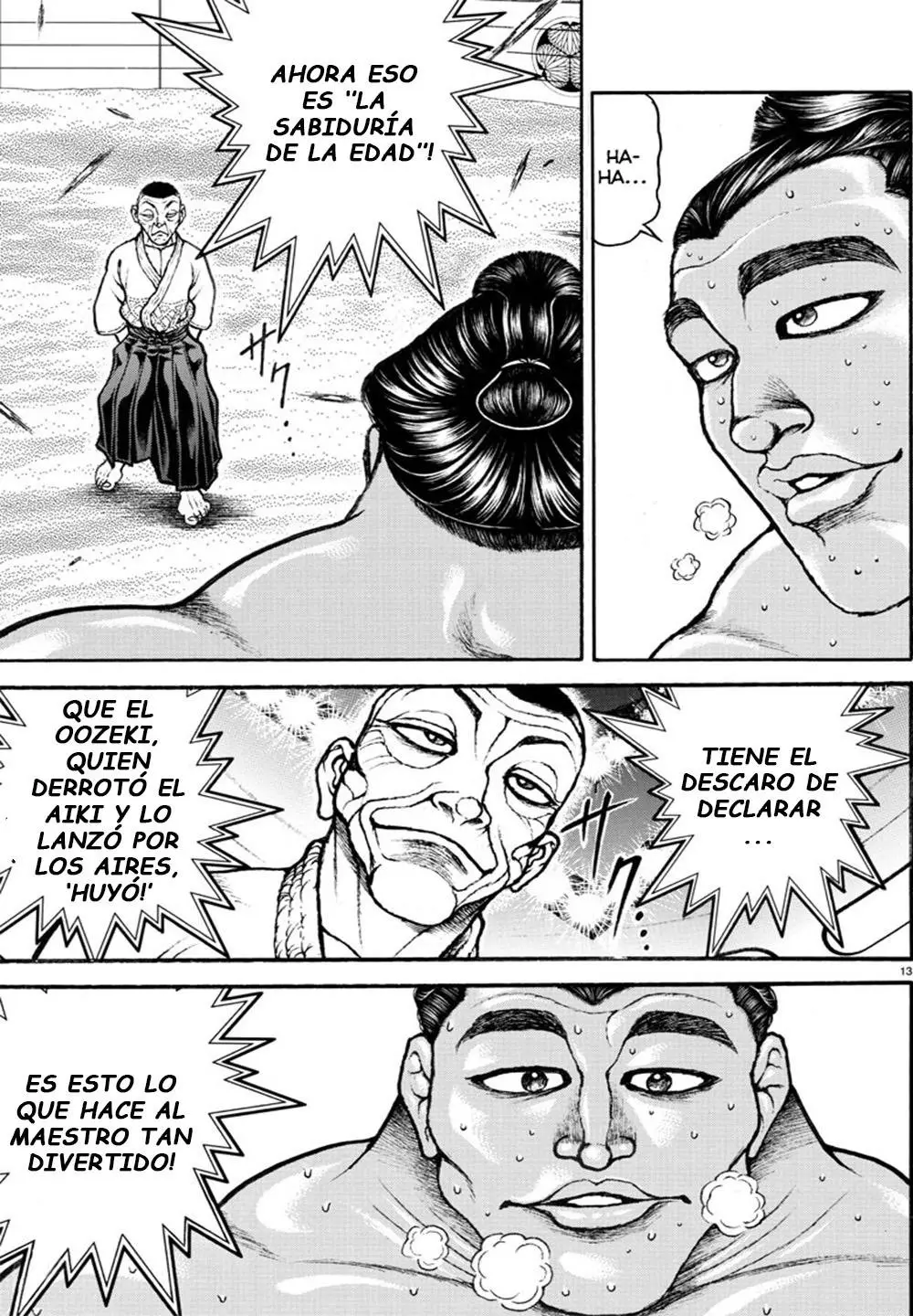 Baki Dou capítulo 55, página 12