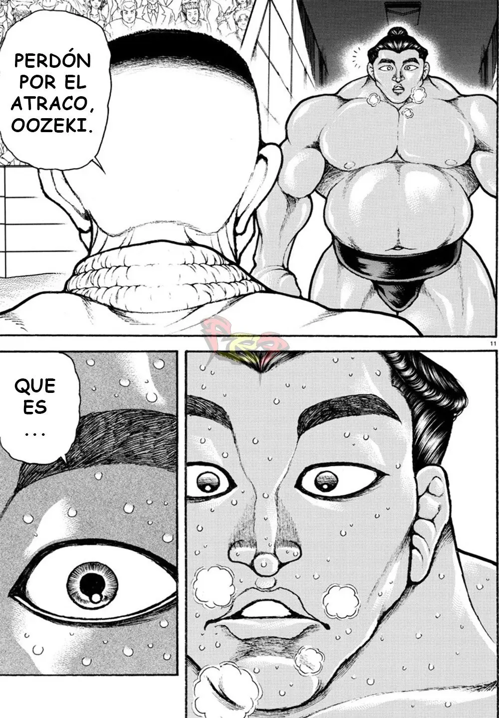 Baki Dou capítulo 57, página 11