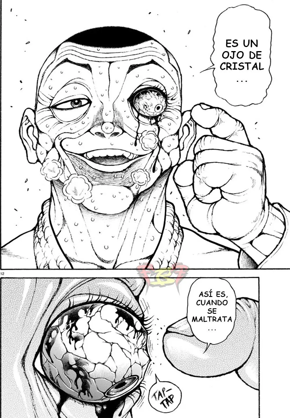 Baki Dou capítulo 57, página 12