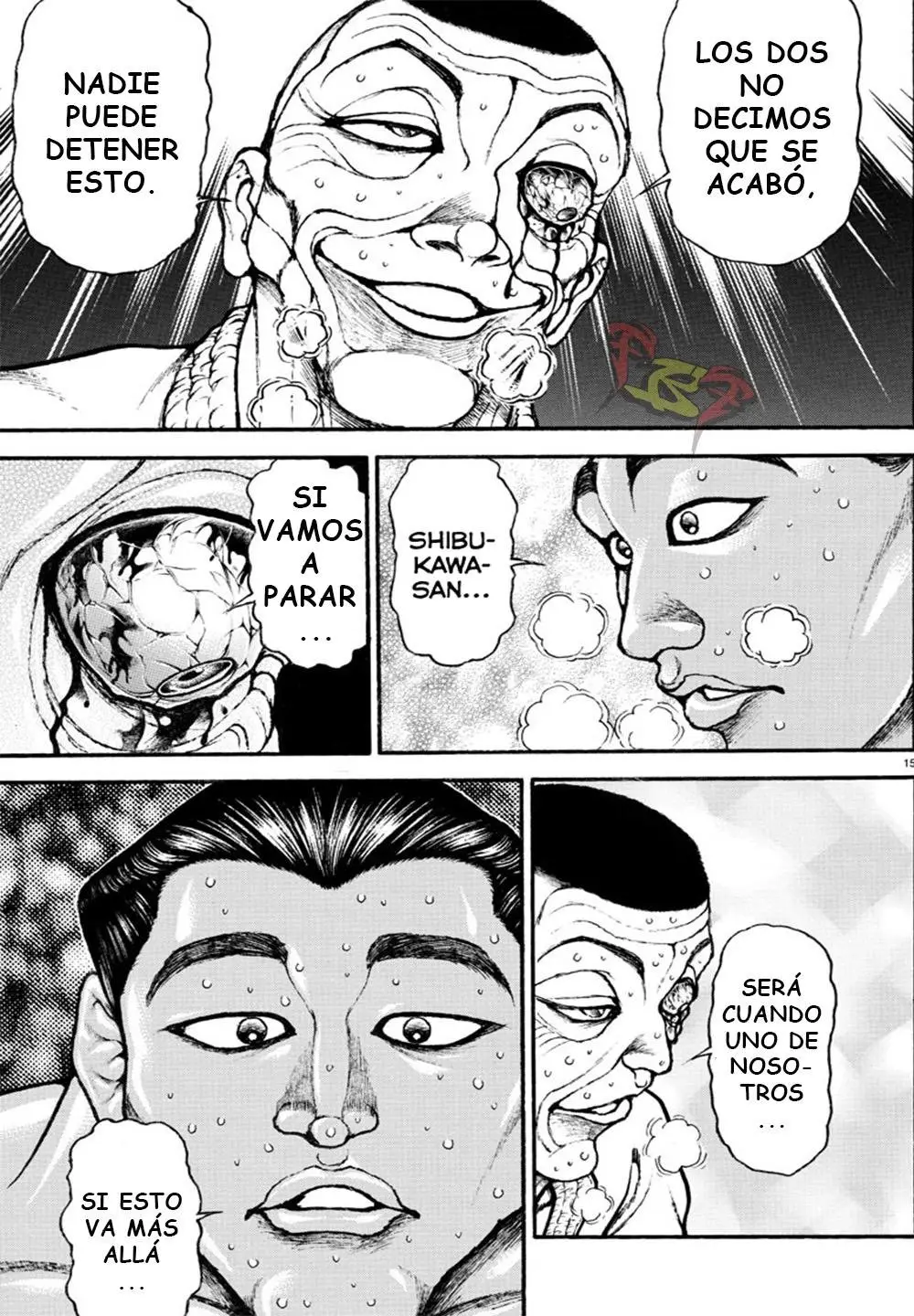 Baki Dou capítulo 57, página 15