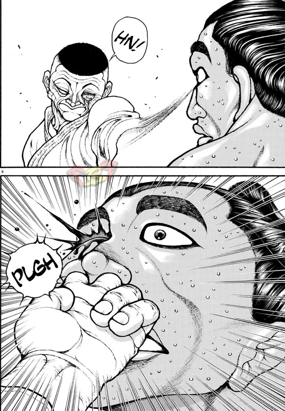Baki Dou capítulo 58, página 8