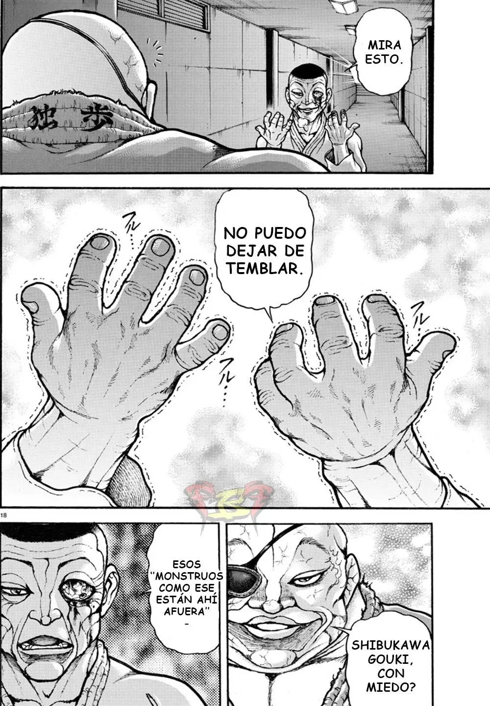 Baki Dou capítulo 59, página 17