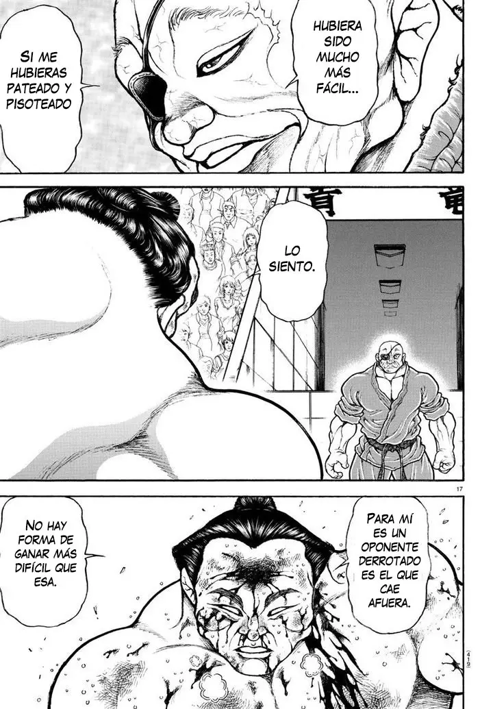 Baki Dou capítulo 63, página 18