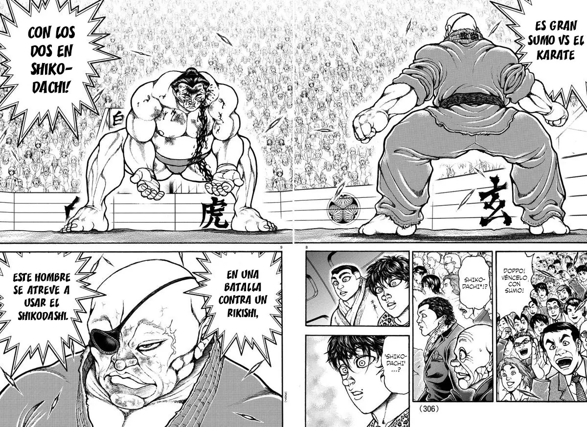 Baki Dou capítulo 64, página 9