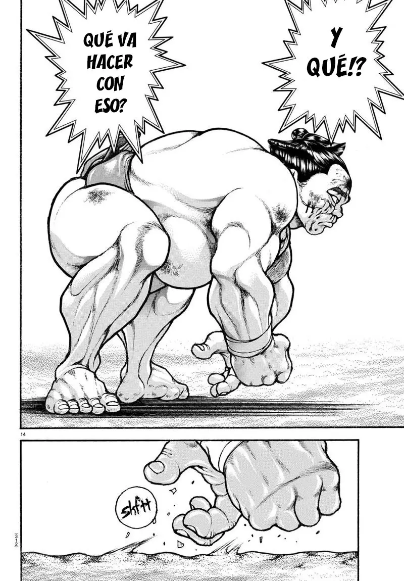 Baki Dou capítulo 64, página 14