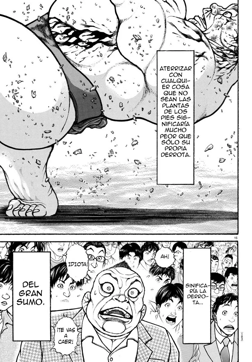 Baki Dou capítulo 66, página 16