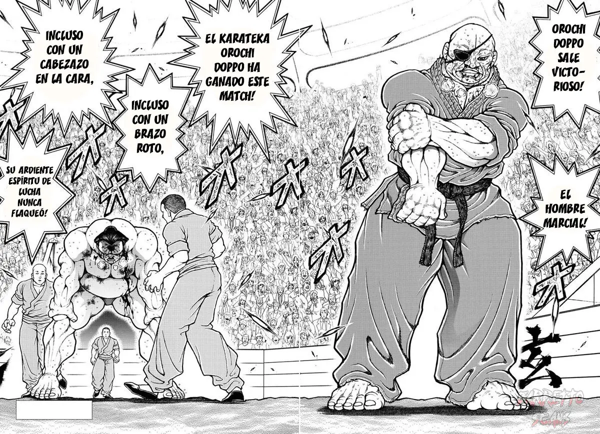 Baki Dou capítulo 67, página 3