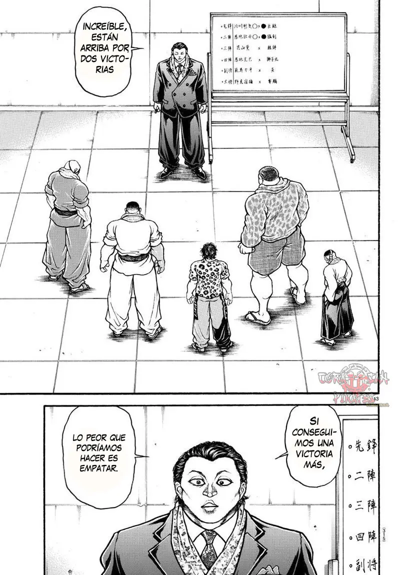 Baki Dou capítulo 67, página 13