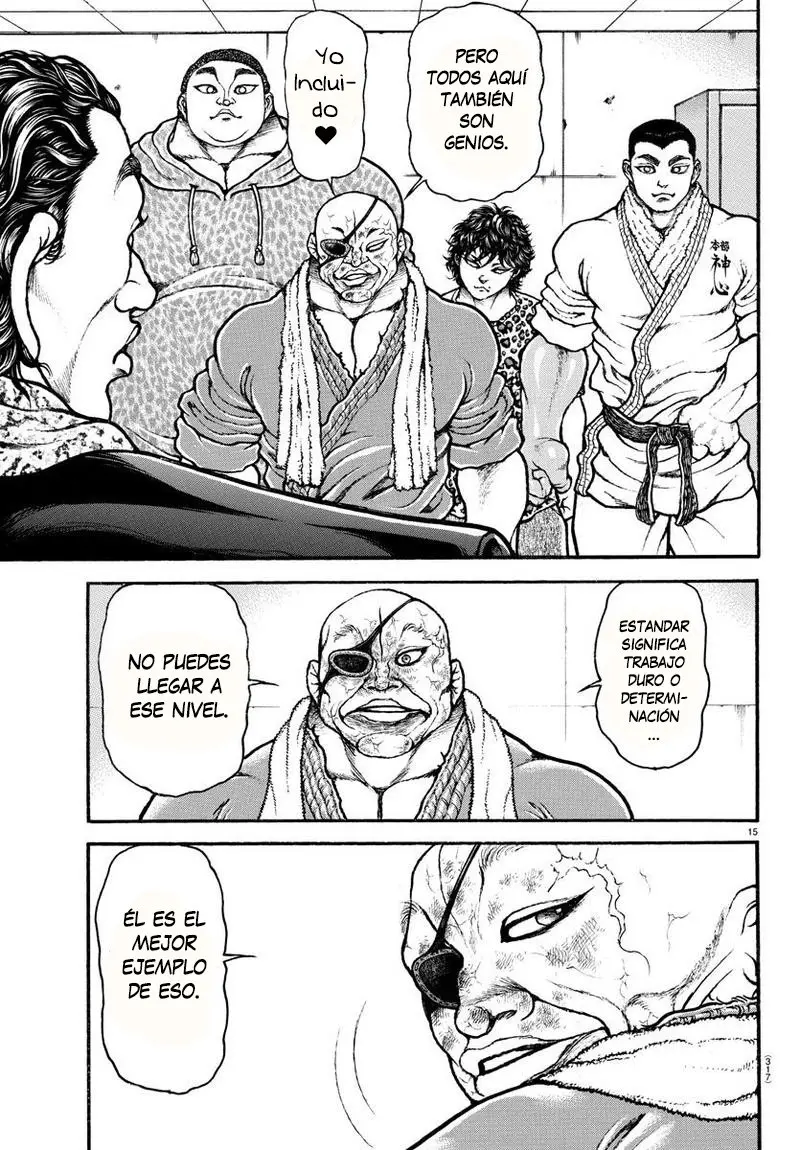 Baki Dou capítulo 67, página 15