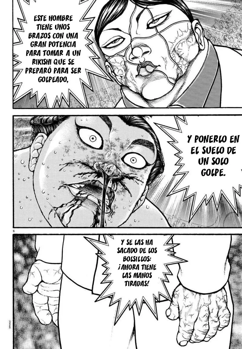 Baki Dou capítulo 70, página 6
