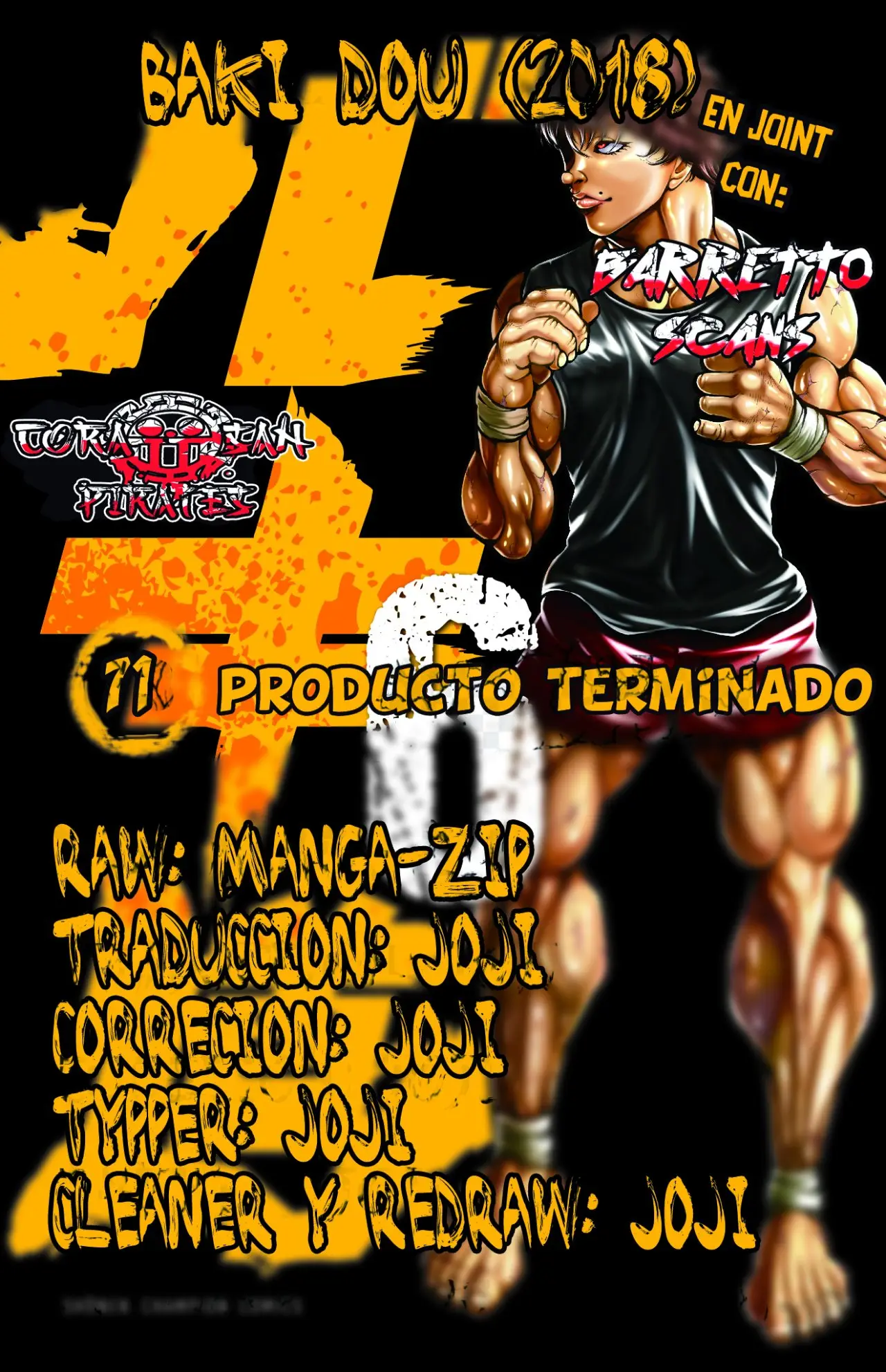 Baki Dou capítulo 71, página 1