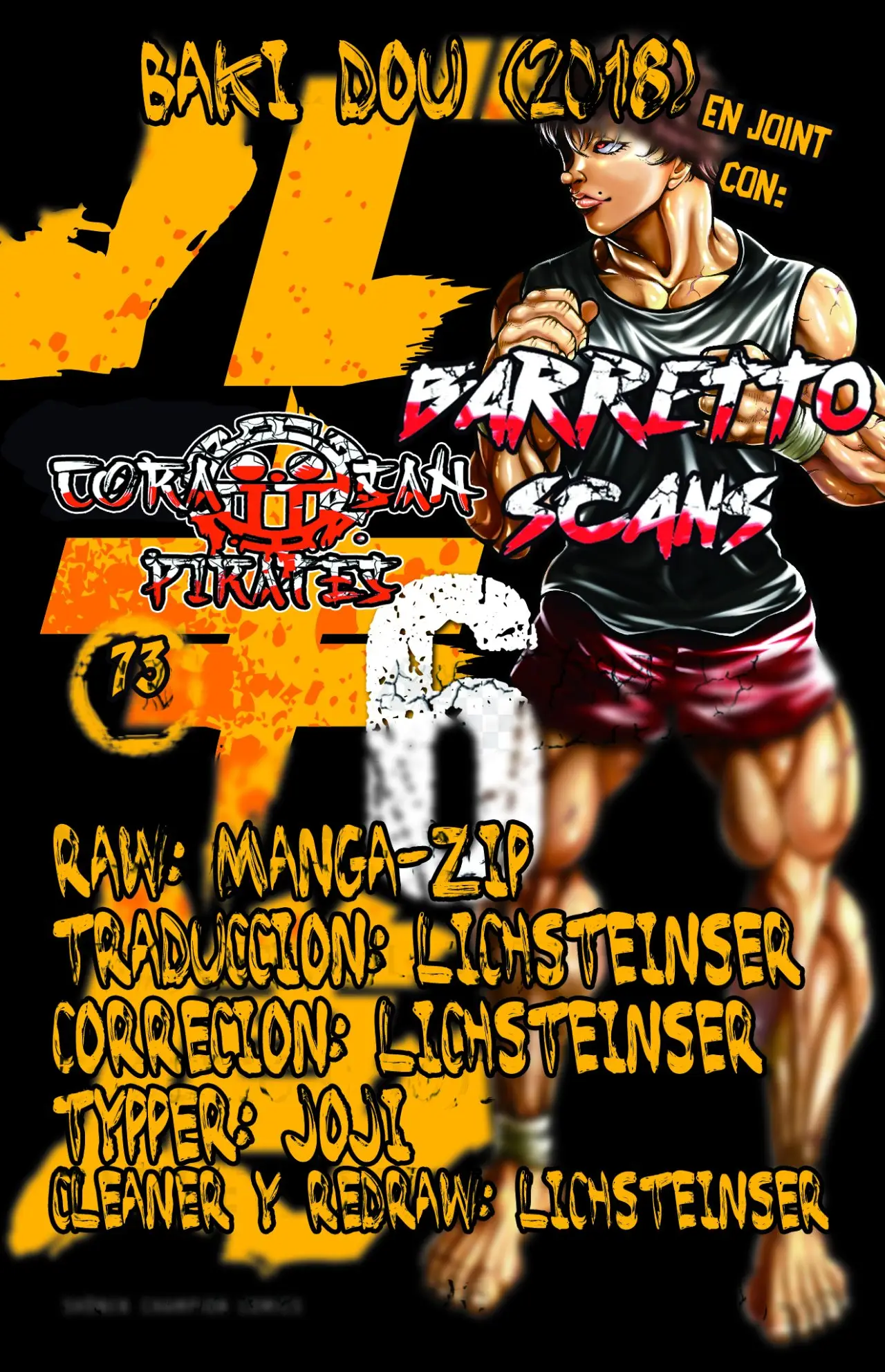 Baki Dou capítulo 73, página 1