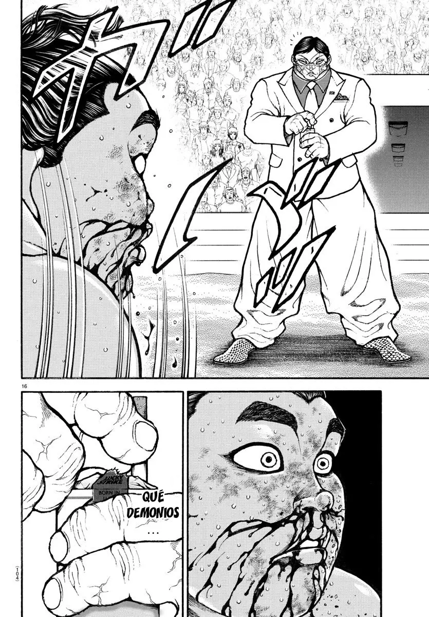 Baki Dou capítulo 73, página 17