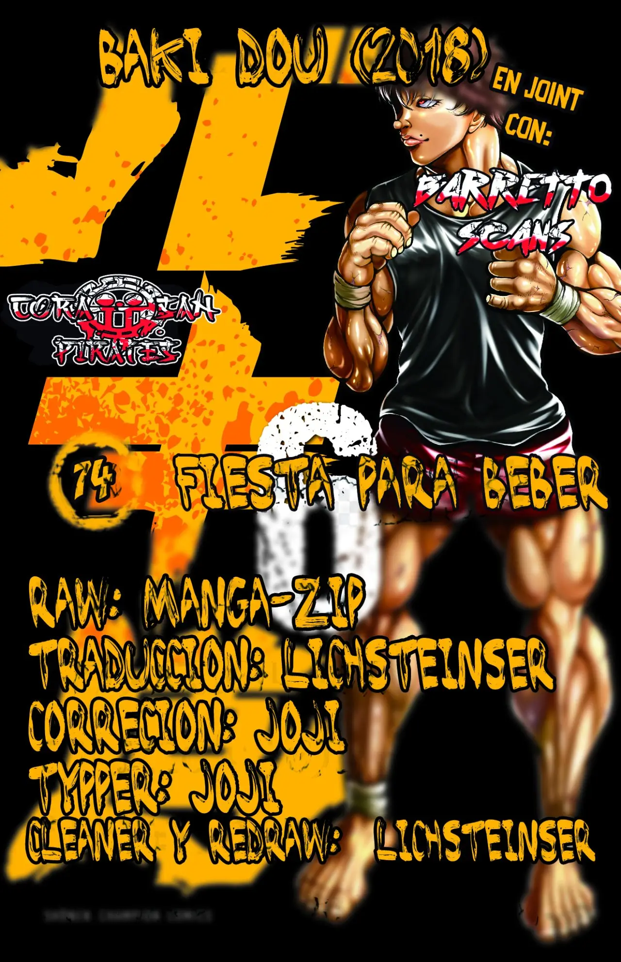 Baki Dou capítulo 74, página 1