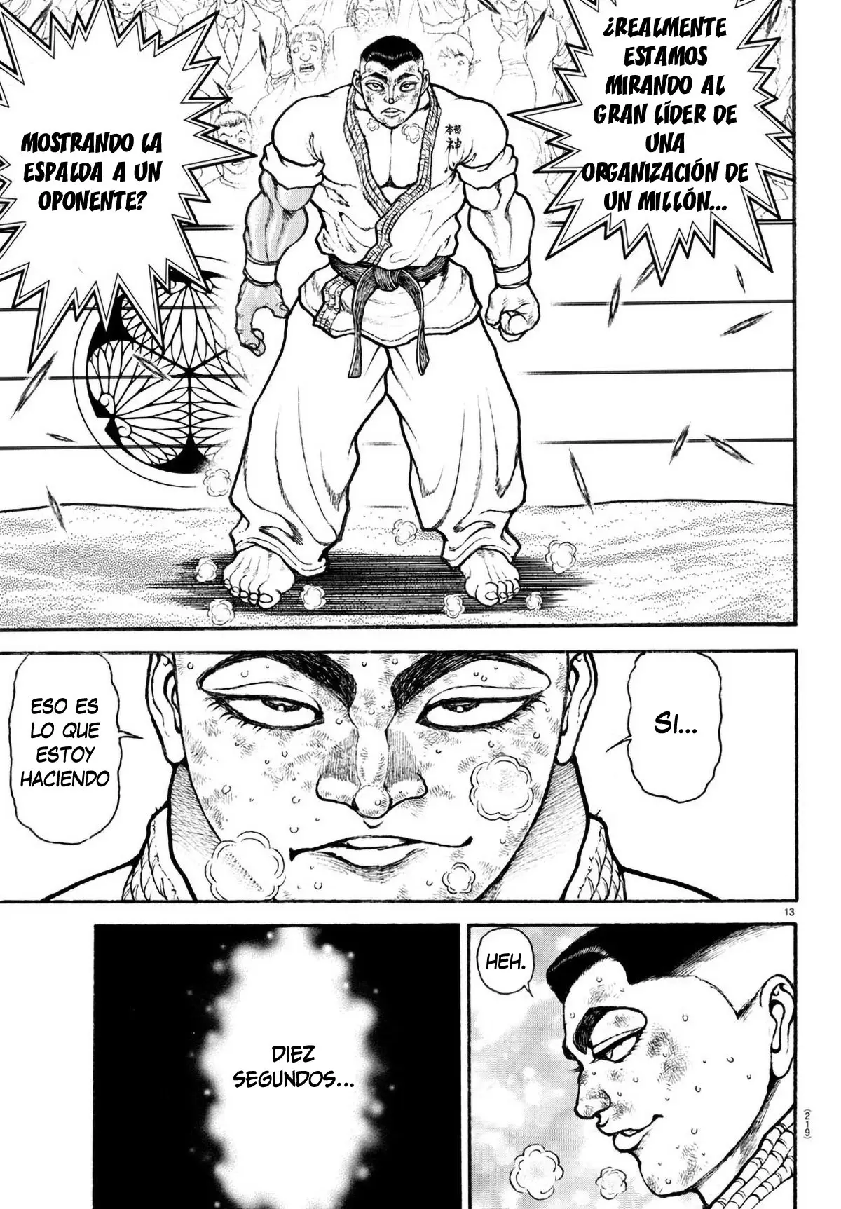 Baki Dou capítulo 77, página 14