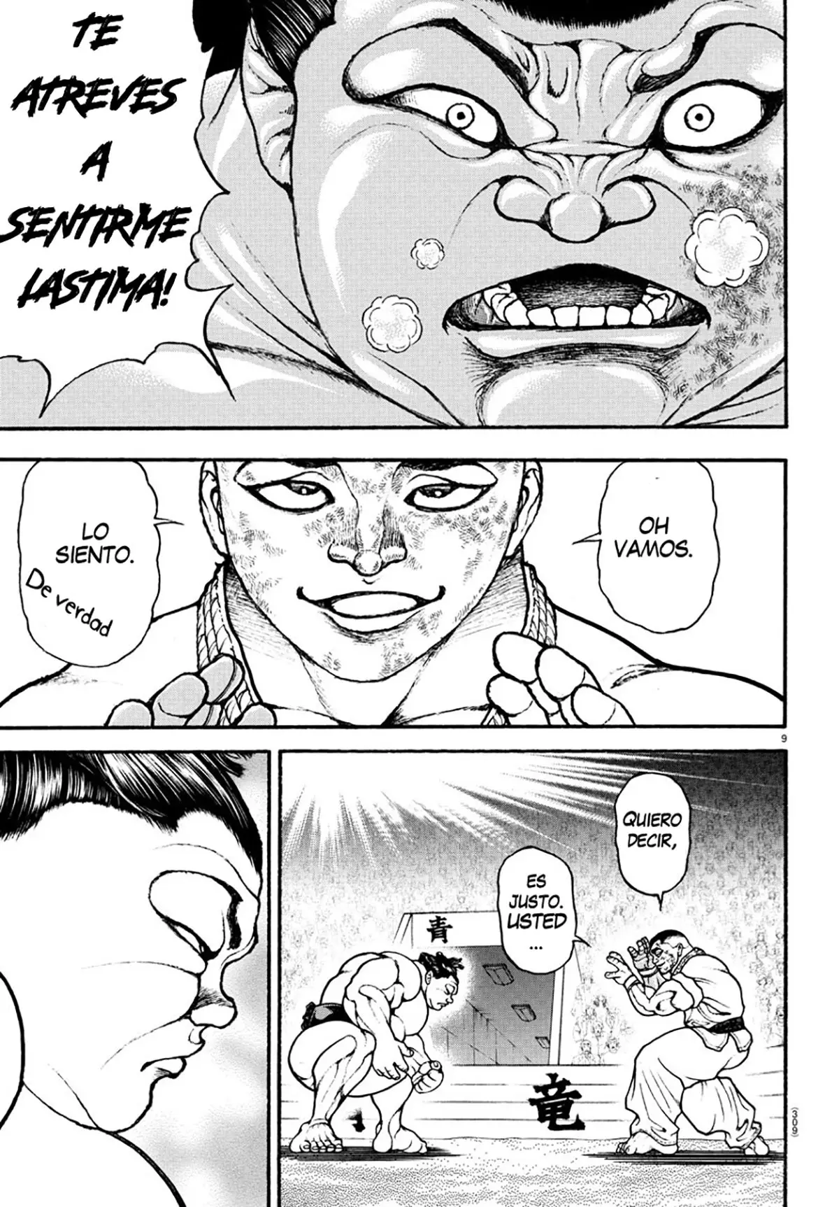 Baki Dou capítulo 78, página 9