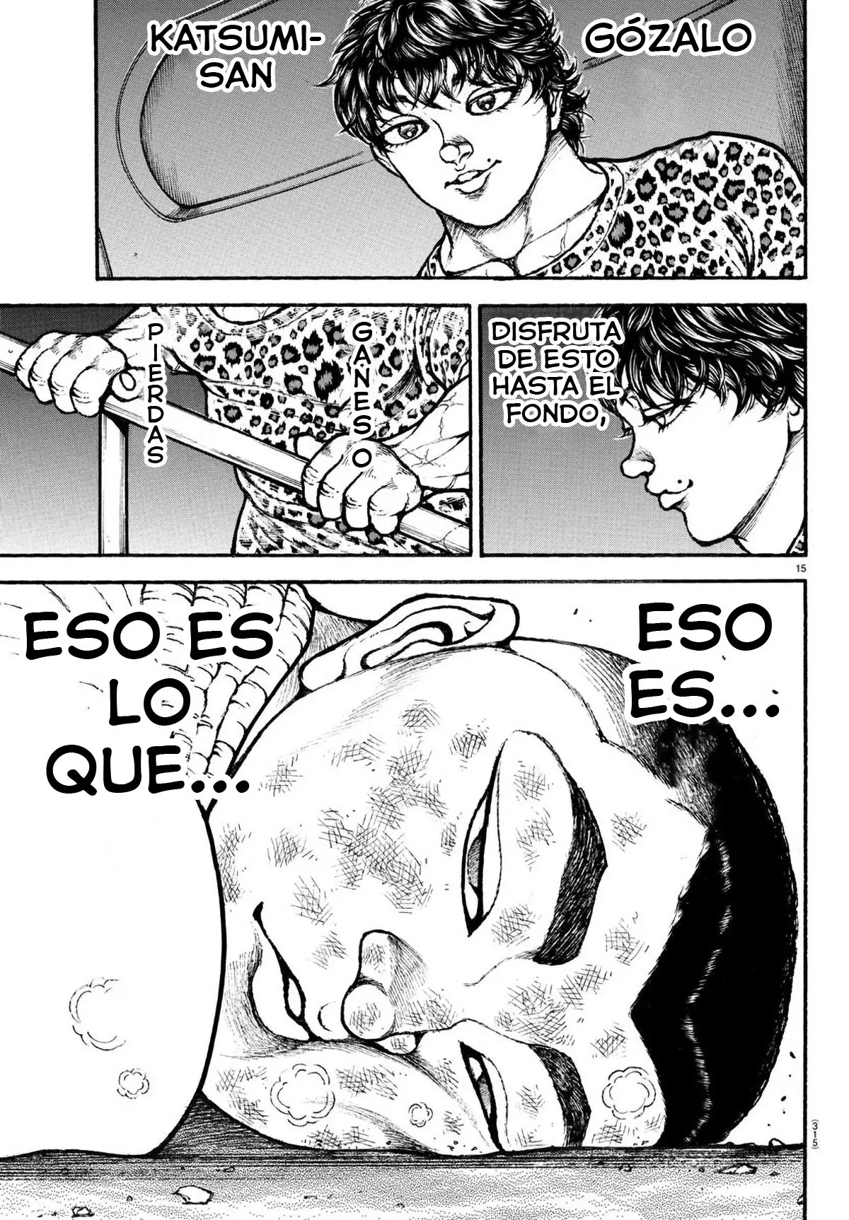 Baki Dou capítulo 78, página 15