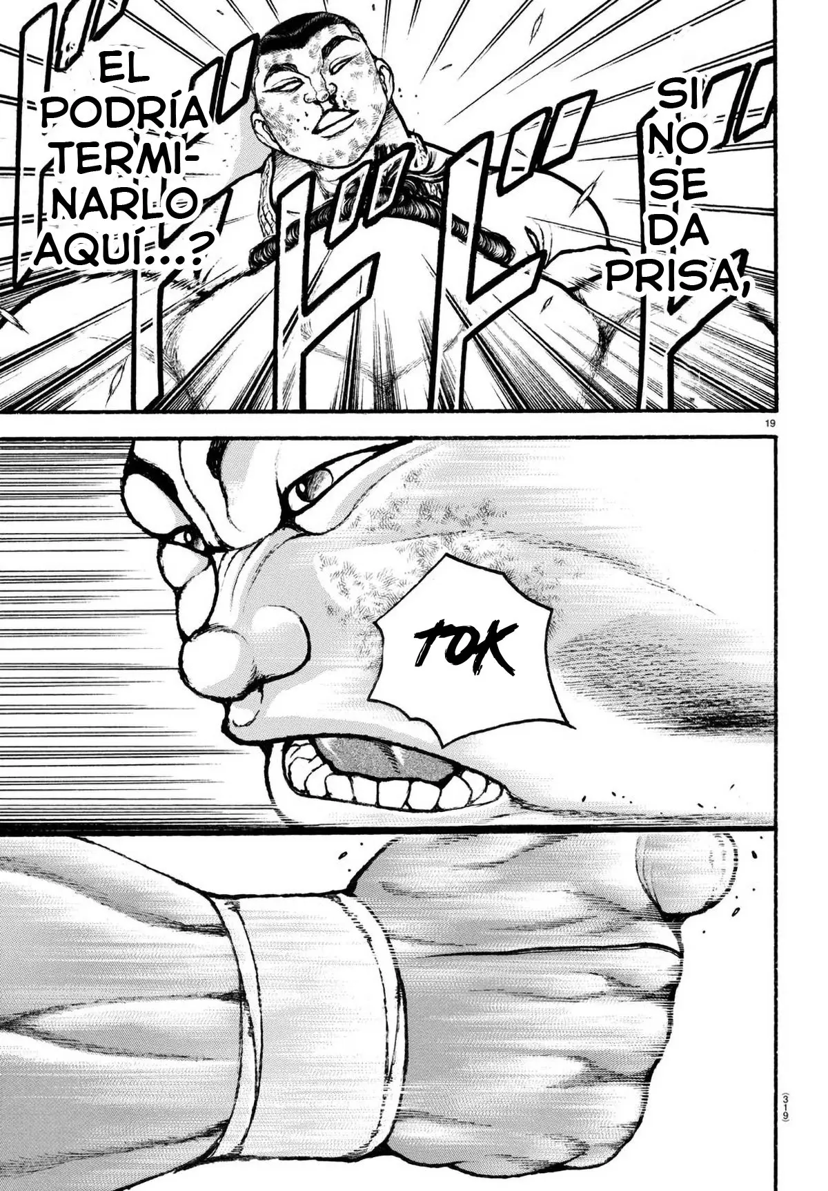 Baki Dou capítulo 78, página 19