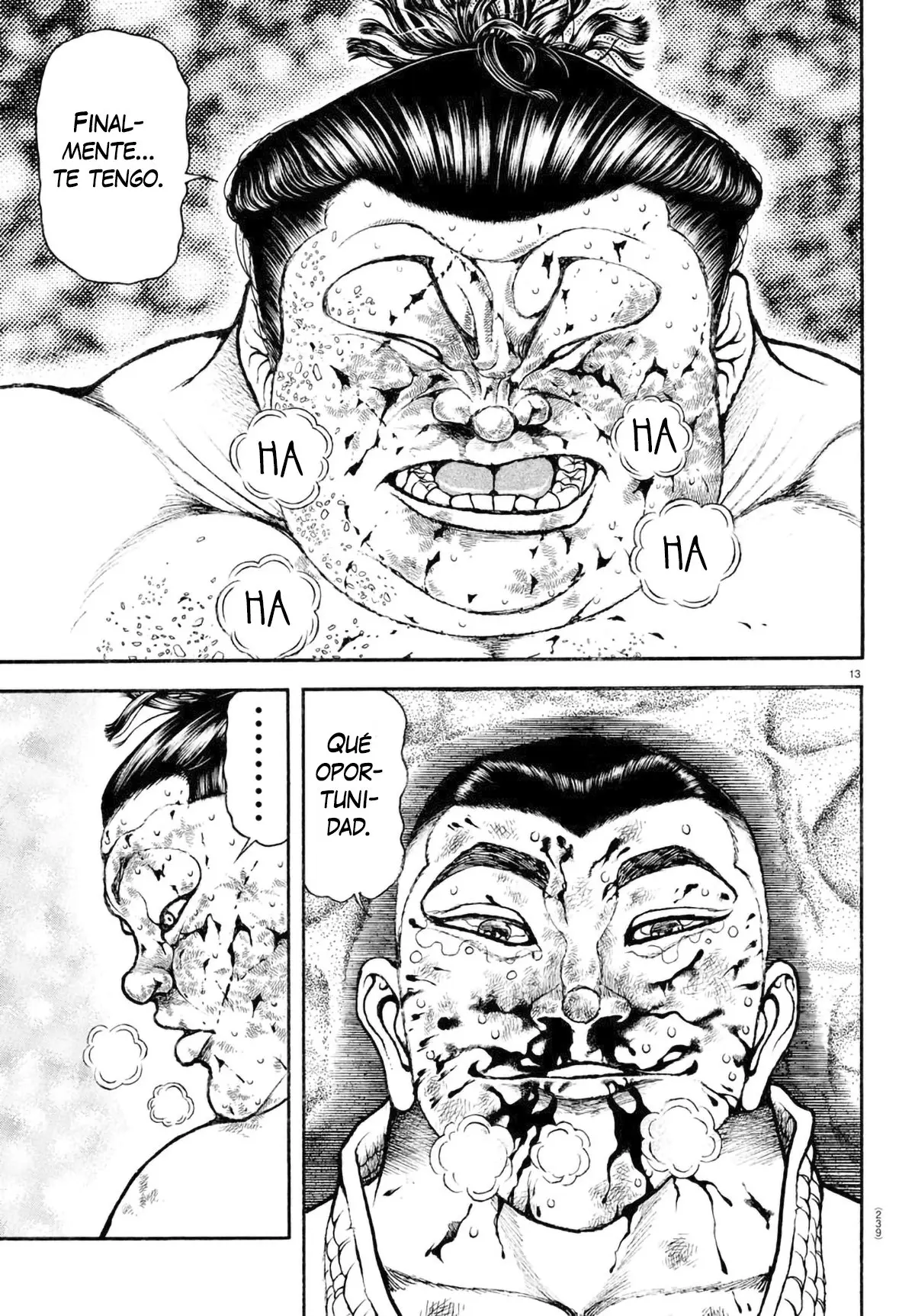 Baki Dou capítulo 81, página 18