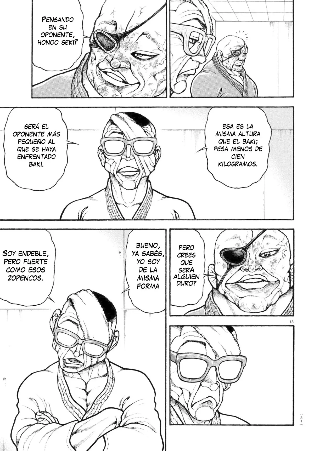 Baki Dou capítulo 83, página 15