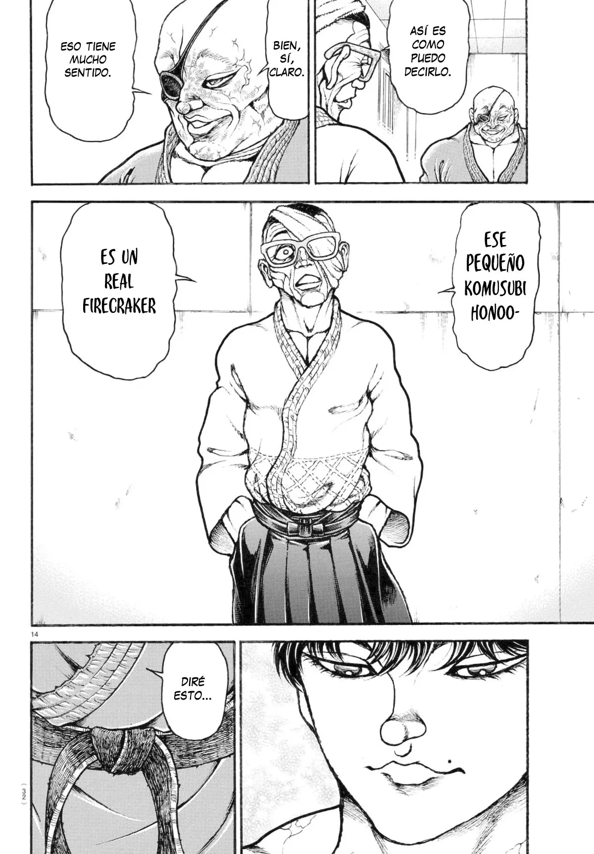 Baki Dou capítulo 83, página 16