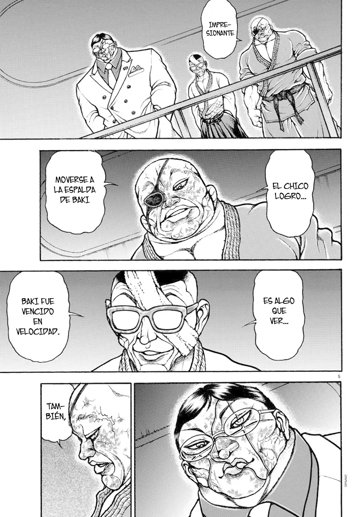 Baki Dou capítulo 85, página 6