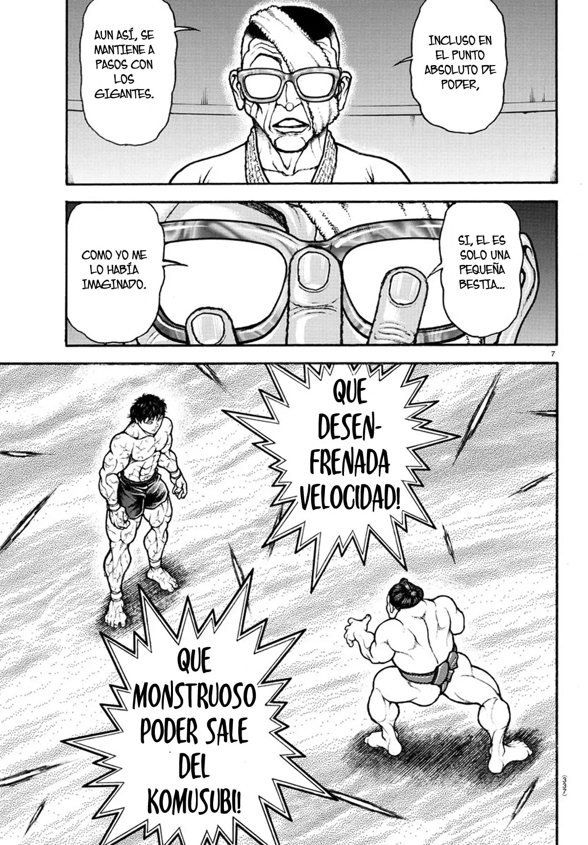 Baki Dou capítulo 85, página 8