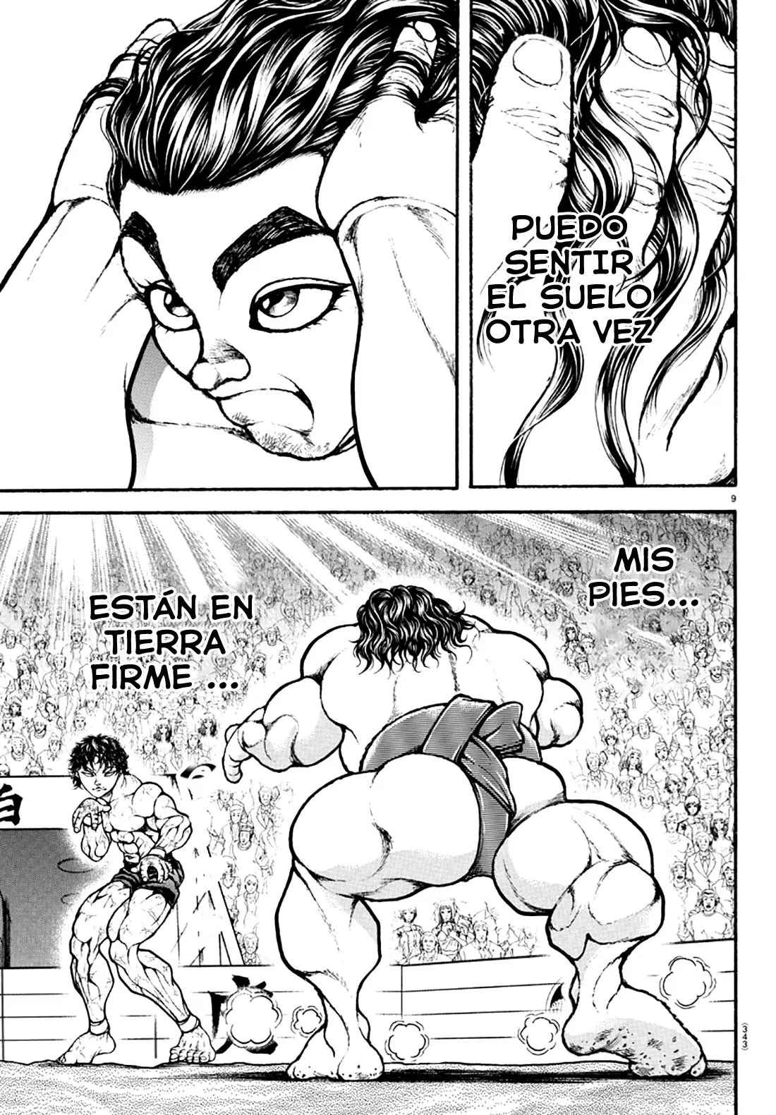 Baki Dou capítulo 87, página 9