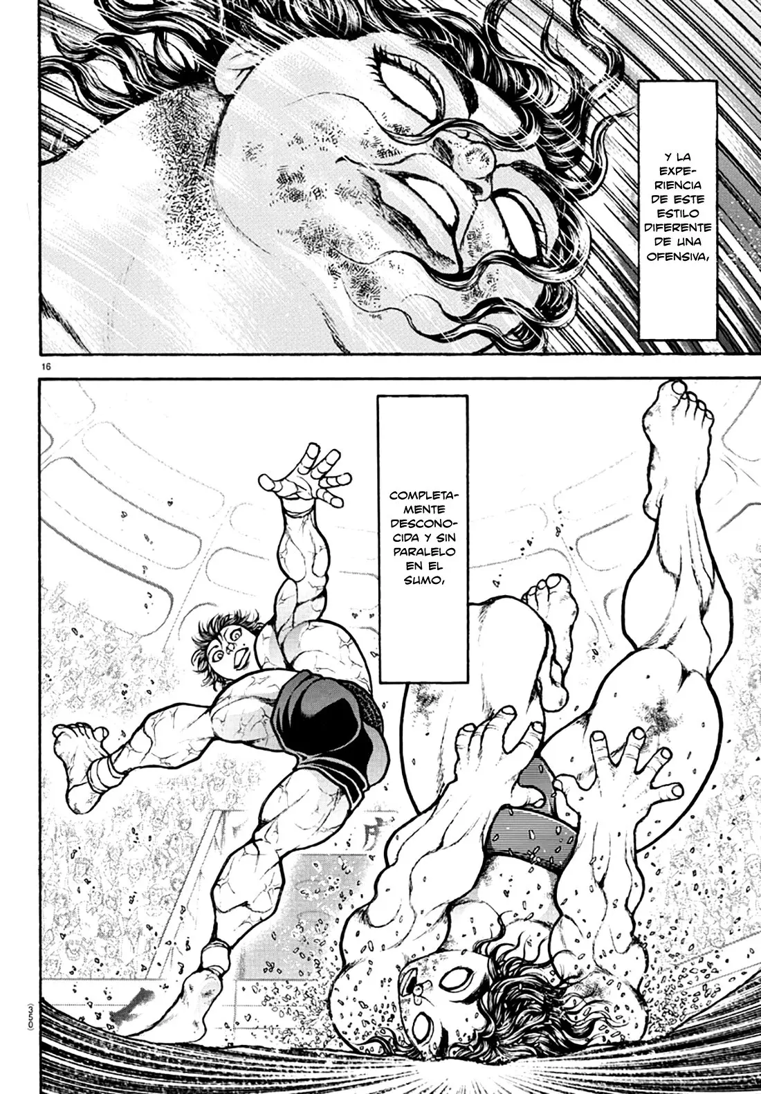 Baki Dou capítulo 87, página 16