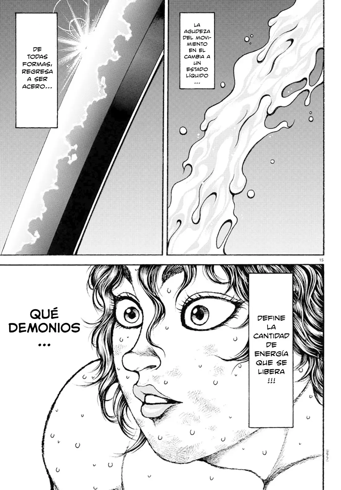 Baki Dou capítulo 88, página 16