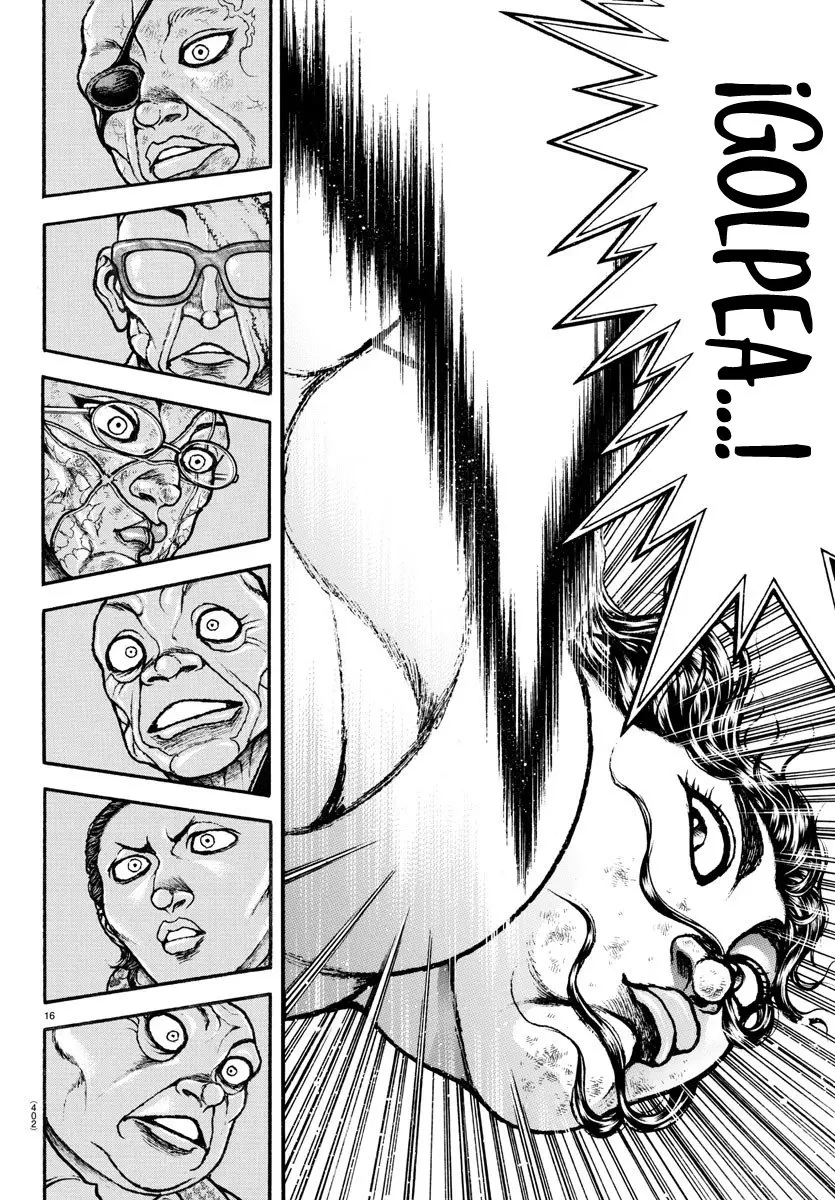 Baki Dou capítulo 91, página 16