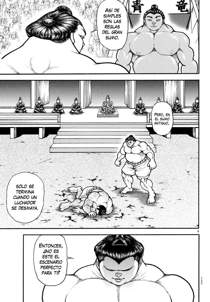 Baki Dou capítulo 95, página 9