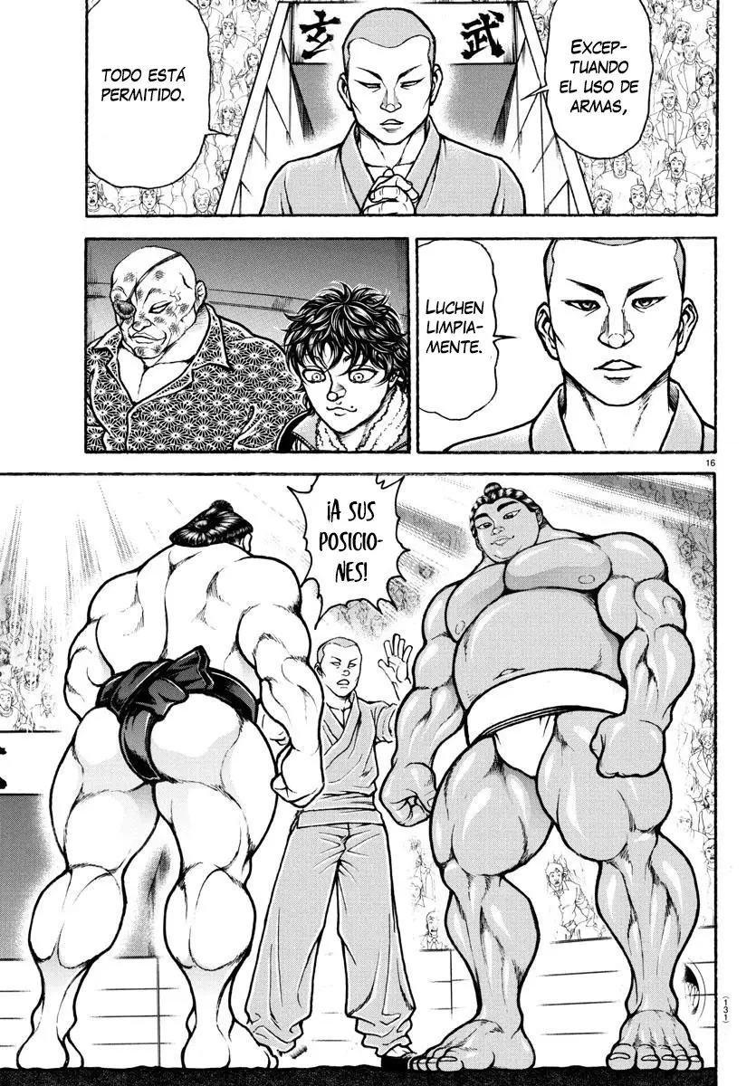 Baki Dou capítulo 95, página 17