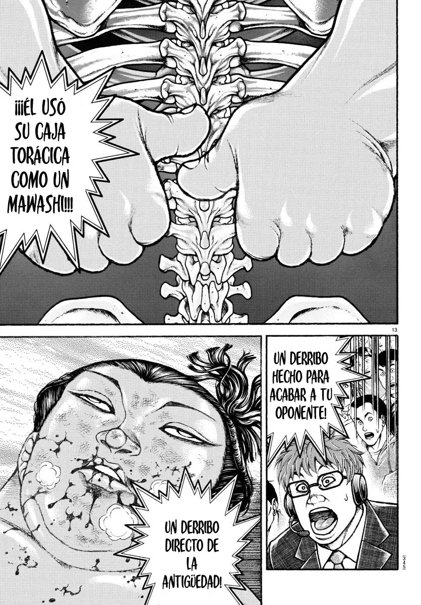 Baki Dou capítulo 97, página 12