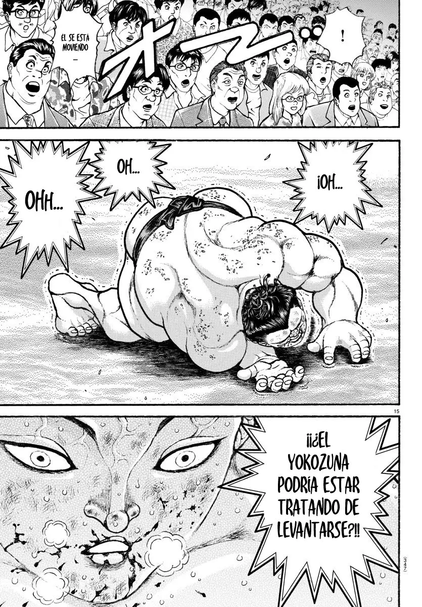 Baki Dou capítulo 97, página 14