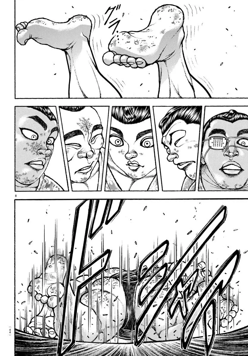 Baki Dou capítulo 98, página 8