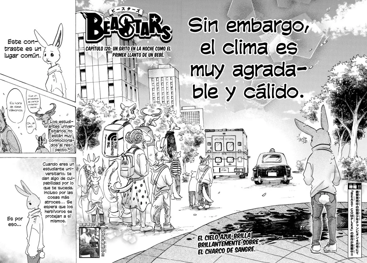 Beastars capítulo 120, página 3