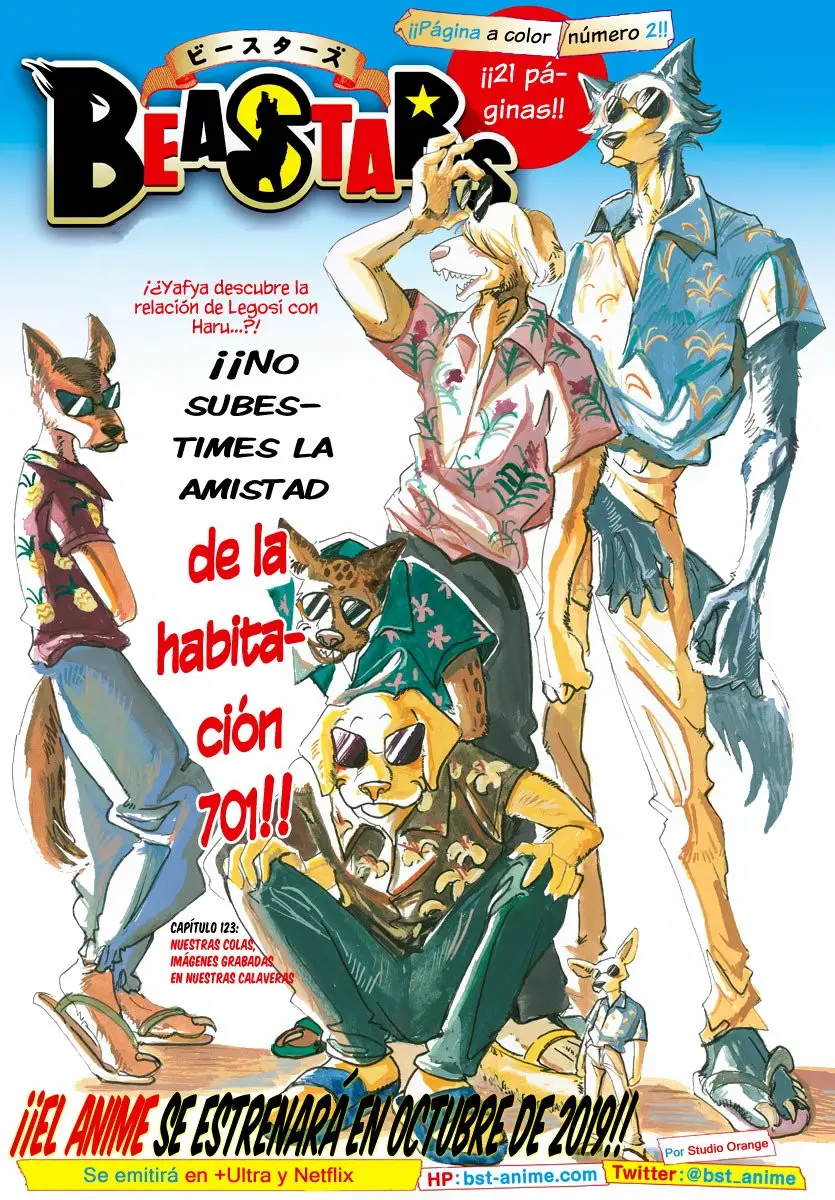 Beastars capítulo 123, página 3