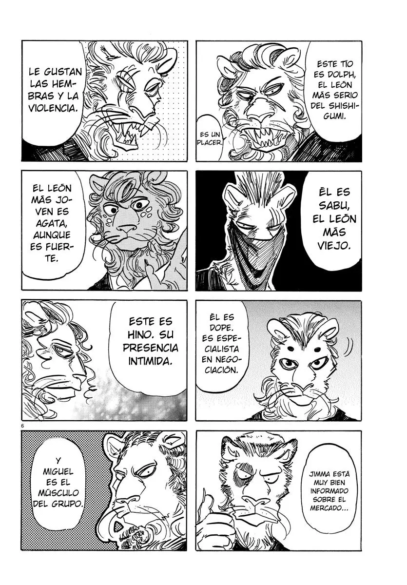 Beastars capítulo 144, página 7
