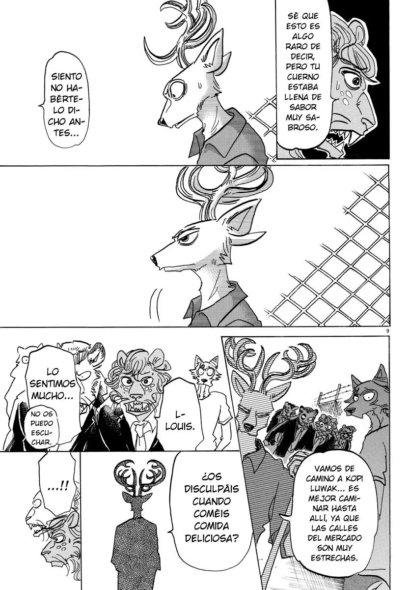 Beastars capítulo 144, página 10