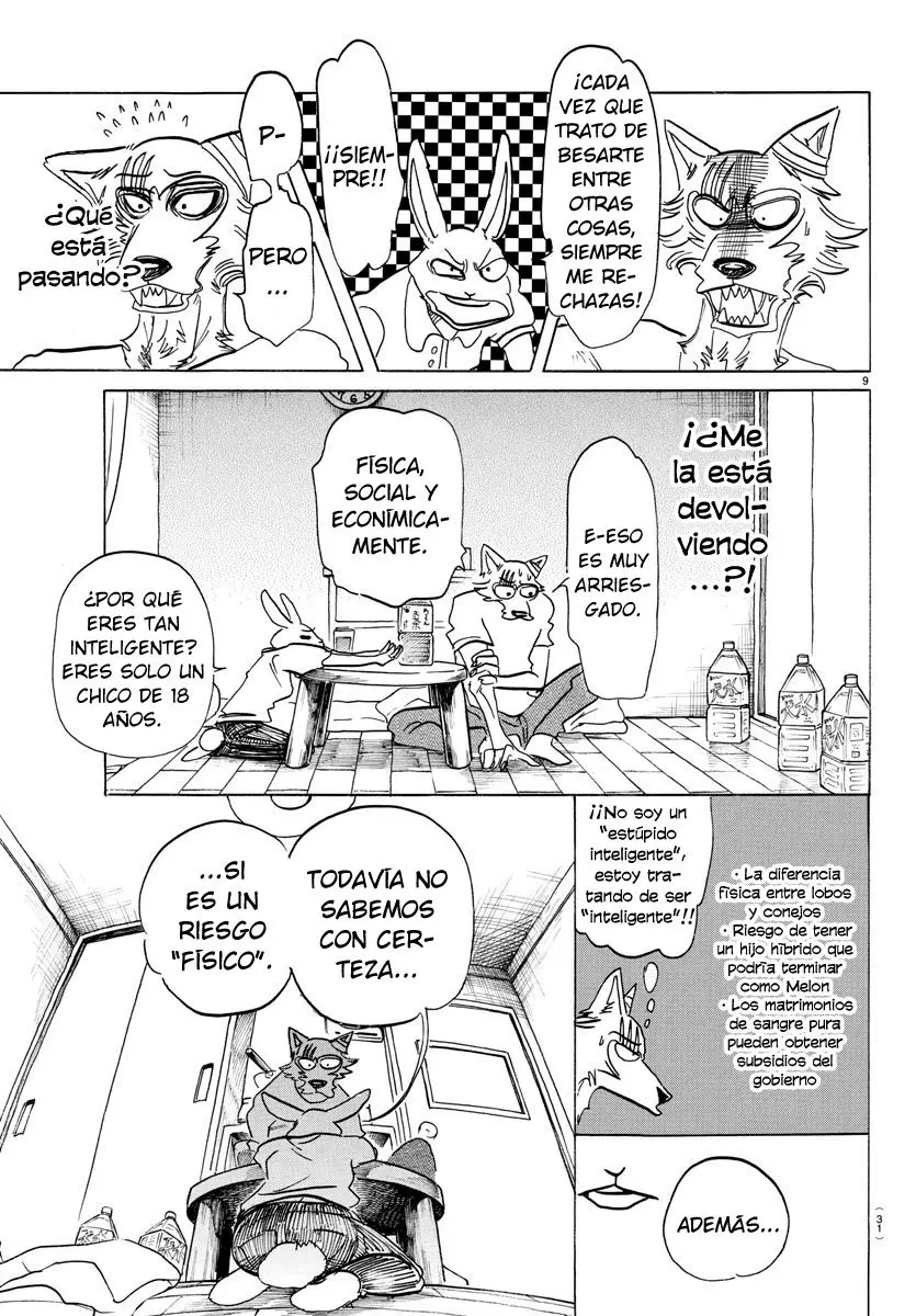 Beastars capítulo 148, página 11