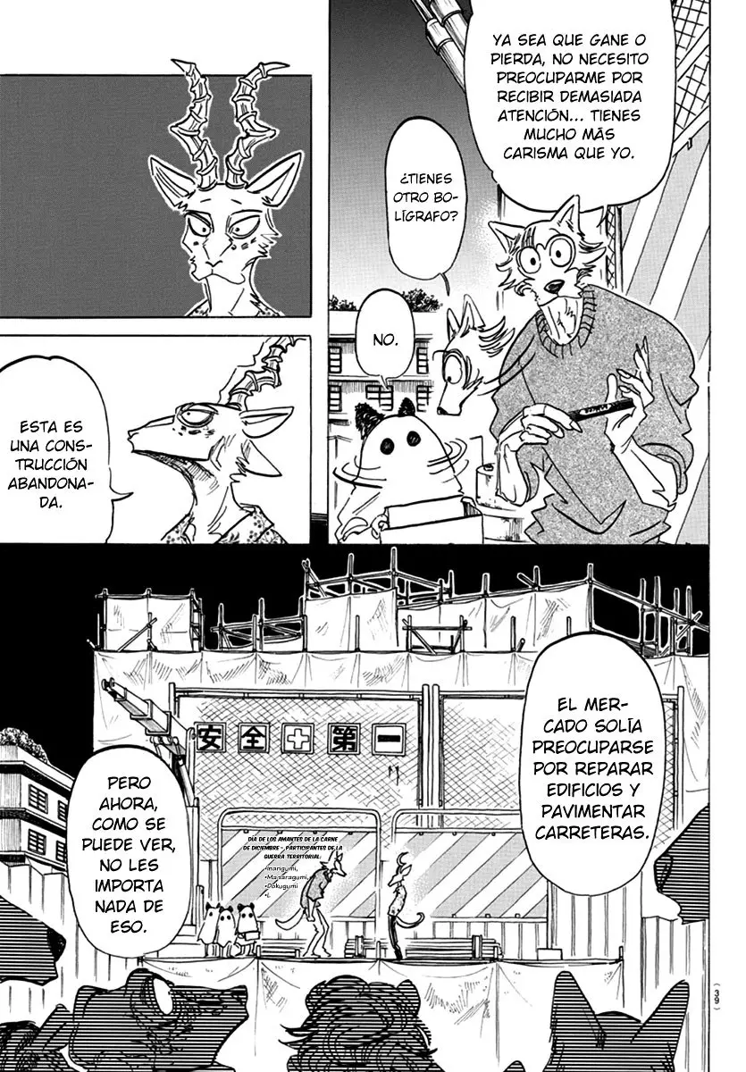 Beastars capítulo 167, página 15