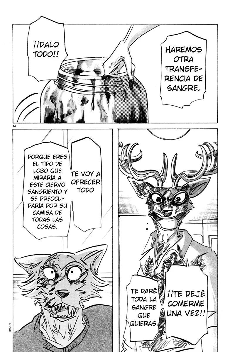 Beastars capítulo 175, página 14
